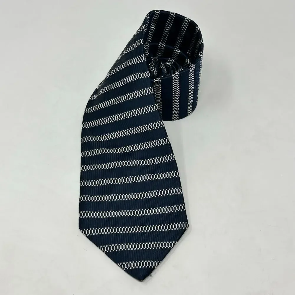 Lands End Silk Striped Tie